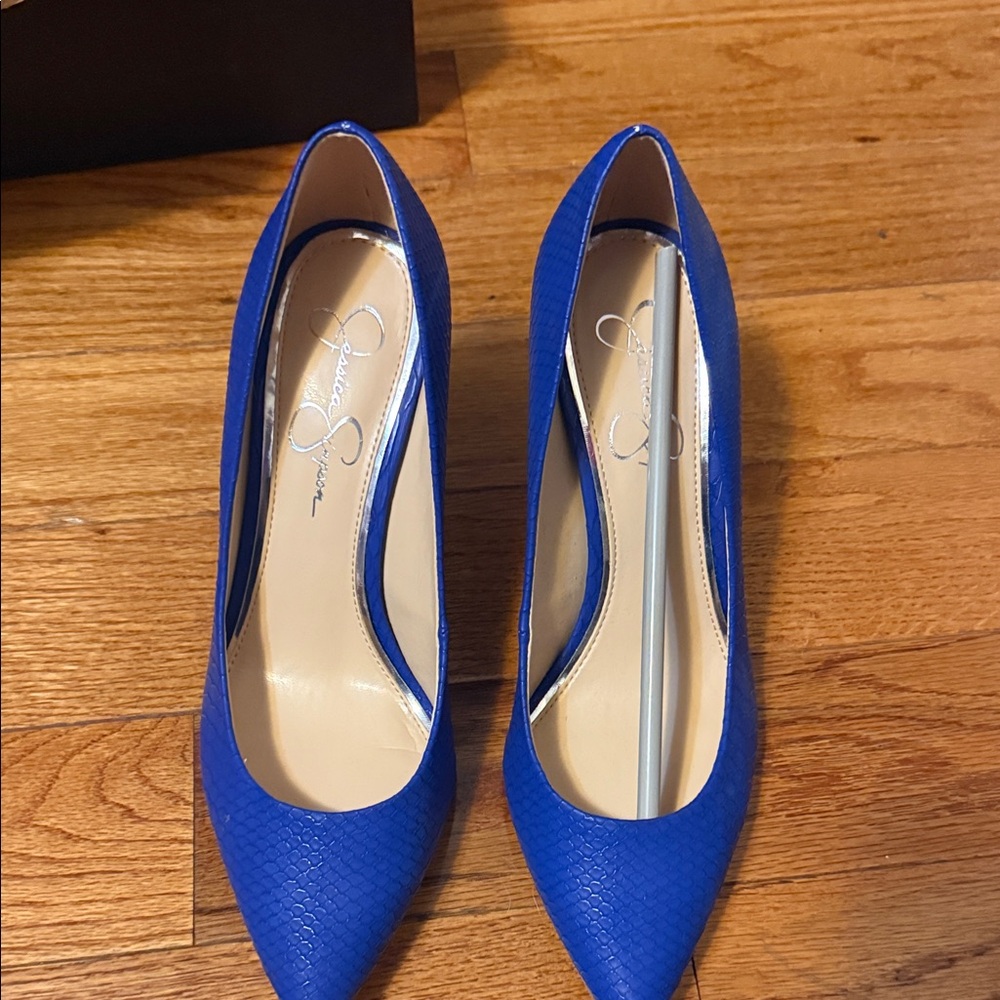 Jessica Simpson Vibrant Blue Heels